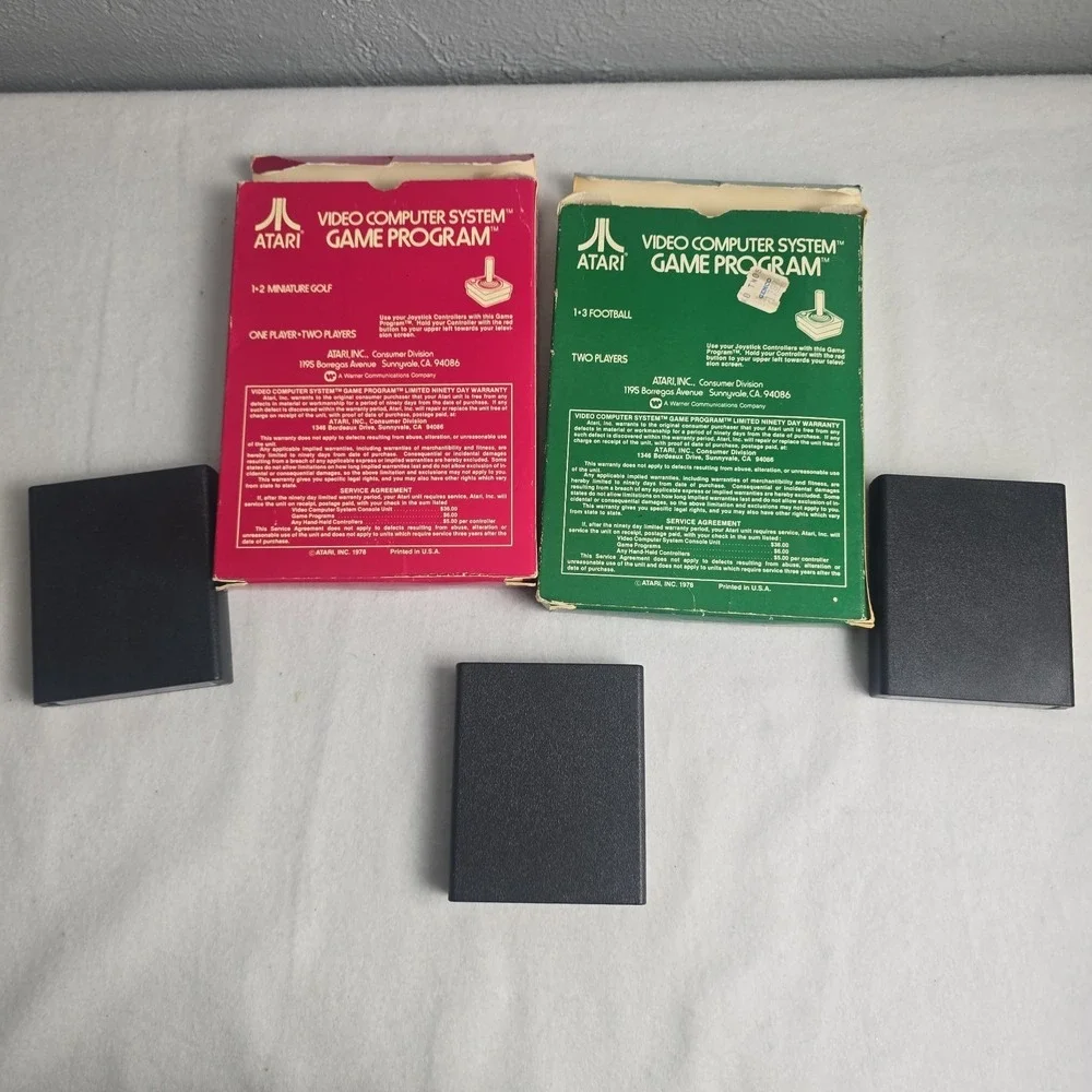 Atari Lot Miniature Golf Football Yars Revenge